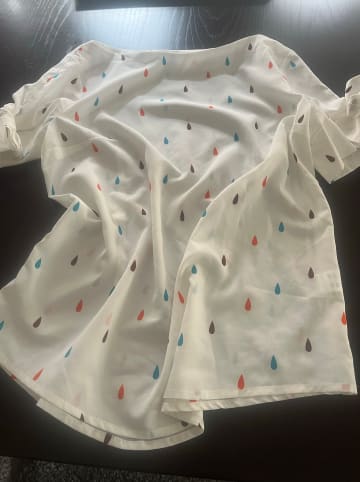 Nife Bluse in Weiß/ Bunt