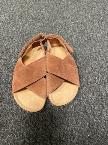 Wheat Leder-Sandalen "Wan" in Hellbraun