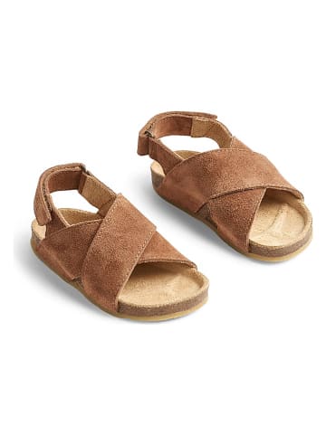 Wheat Leder-Sandalen "Wan" in Hellbraun