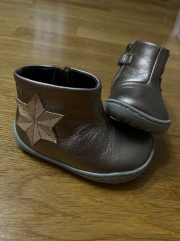 Camper Leder-Boots in Beige