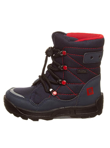 Richter Shoes Winterboots in Dunkelblau/ Rot