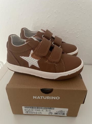 Naturino Leder-Sneakers "Minds" in Braun