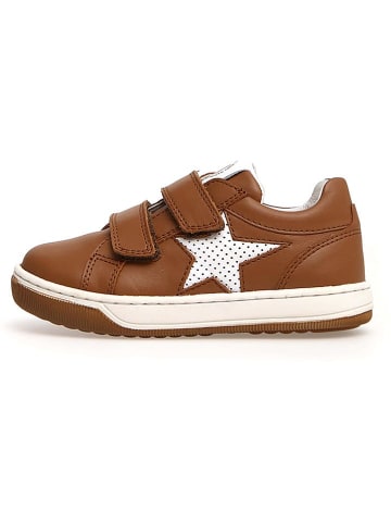 Naturino Leder-Sneakers "Minds" in Braun