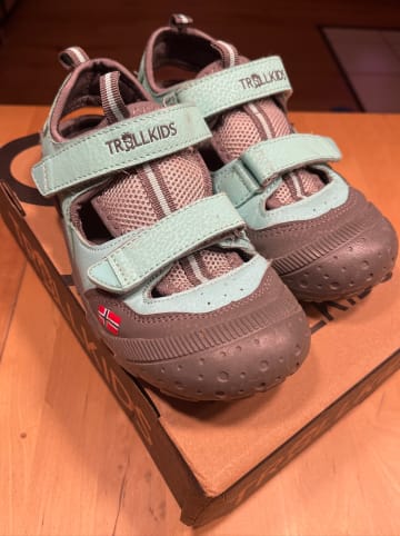 Trollkids Halbsandalen "Lillesand" in Mint