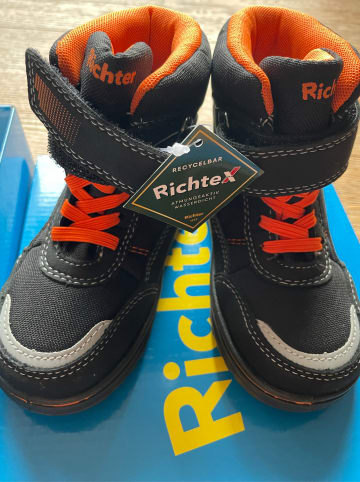 Richter Shoes Winterboots in Dunkelblau/ Orange