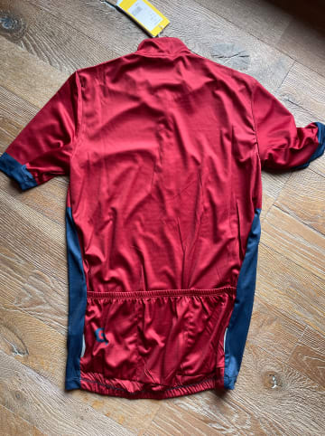 Gonso Fahrradpoloshirt in Rot/ Dunkelblau