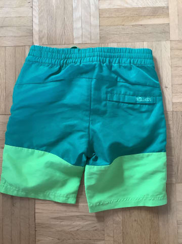 Trollkids Badeshorts "Kroksand" in Grün