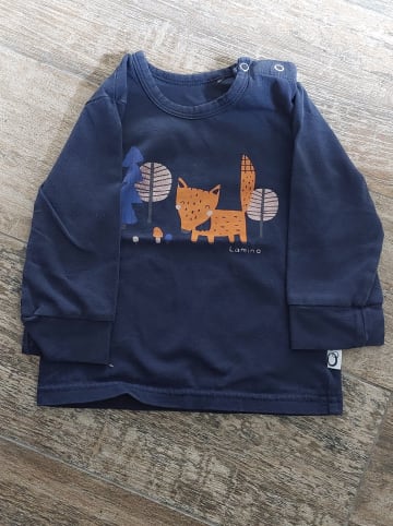 lamino Longsleeve in Dunkelblau