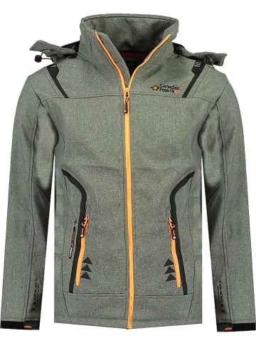 Canadian Peak Softshelljacke "Timberlake" in Grau/ Orange