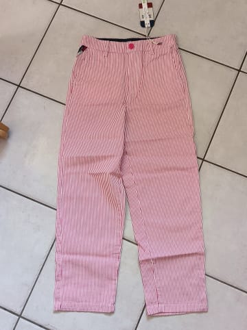 Tommy Hilfiger Hose in Rosa / Weiss gestreift 