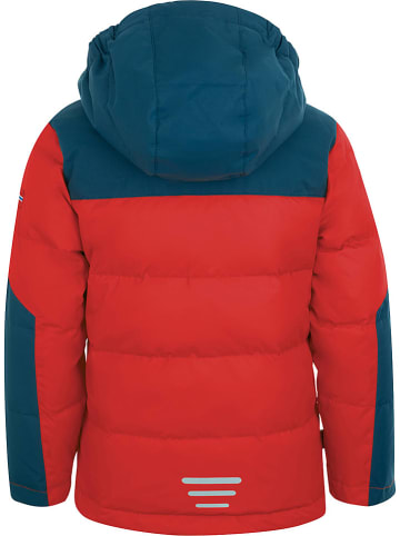 Trollkids Daunenjacke "Narvik XT" in Rot/ Dunkelblau