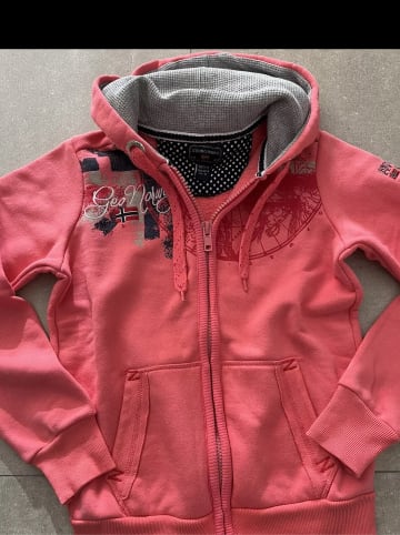 Geographical Norway Sweatjacke "Gasmine" in Koralle