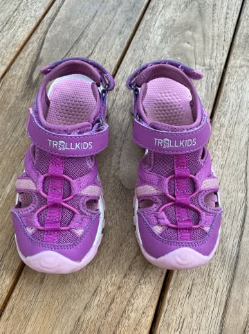 Trollkids Halbsandalen "Stavanger" in Lila/ Rosa