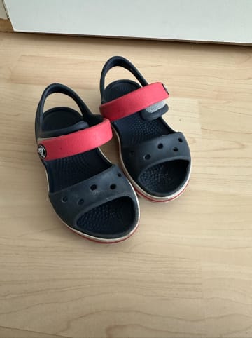 Crocs Sandalen "Crocband Kids" in Dunkelblau/ Rot