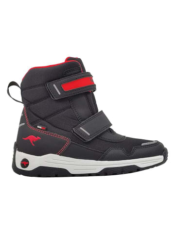 Kangaroos Boots "Sharp" in Schwarz/ Rot