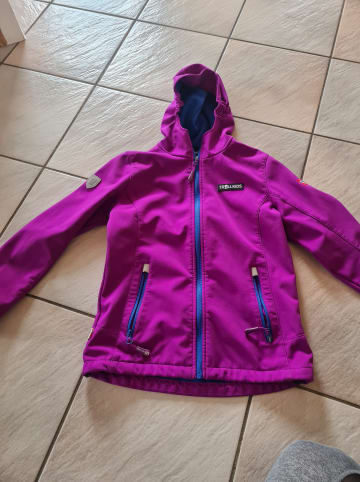 Trollkids Softshelljacke "Oslofjord" in Lila/ Blau