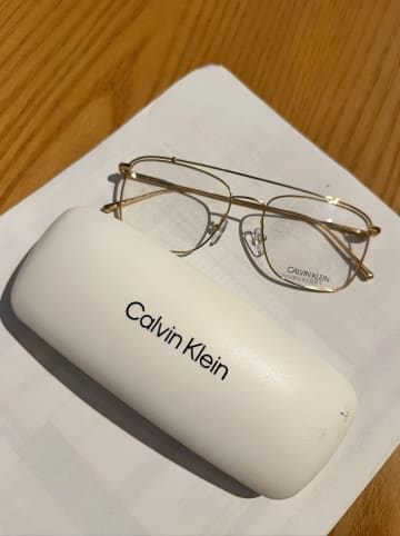 Calvin Klein Lesebrille in Gold
