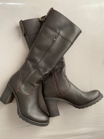 U.S. Polo Assn. Leder-Stiefel "Sadie" in Braun