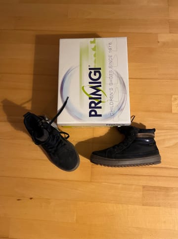 Primigi Leder-Boots in Dunkelblau