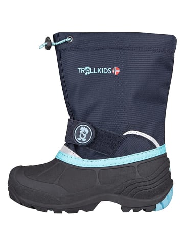 Trollkids Winterboots "Telemark Winter" in Dunkelblau/ Hellblau