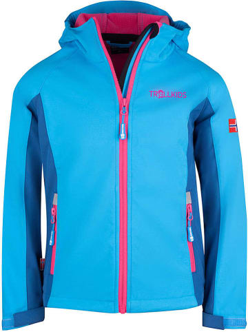 Trollkids Softshelljacke "Kristiansand" in Blau/ Dunkelblau