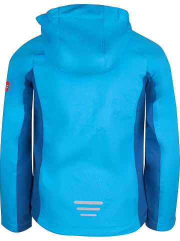 Trollkids Softshelljacke "Kristiansand" in Blau/ Dunkelblau