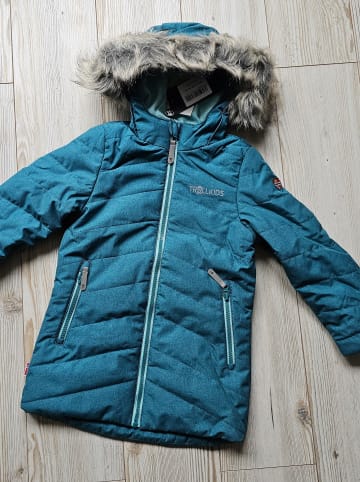 Trollkids Ski-/ Snowboardjacke "Lifjell" in Türkis