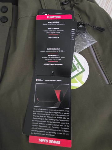 Ecoon Killtec Ski-/ Snowboardhose in Olivgrün
