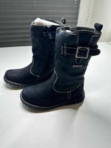 El Naturalista Leder-Winterstiefel in Dunkelblau