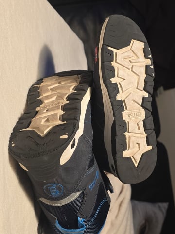Trollkids Winterboots "Lofoten XT" in Dunkelblau/ Hellblau