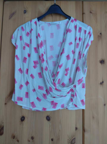 BGN Bluse in Creme/ Pink