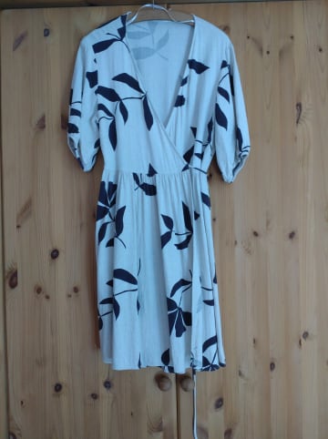 SELECTED FEMME Kleid "Ami" in Creme/ Schwarz