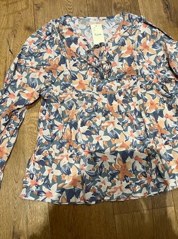 Sweet Summer Bluse in Grün/ Apricot