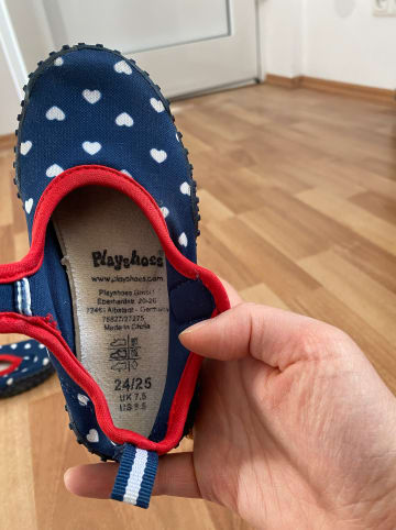 Playshoes Badeschuhe in Dunkelblau