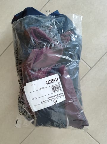 cmp Hybridjacke in Dunkelblau/ Bordeaux