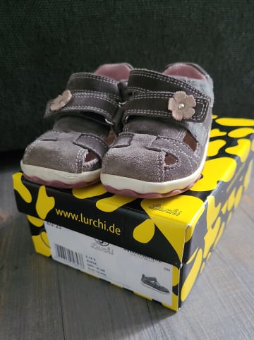 Lurchi Leder-Halbsandalen "Ilya" in Grau