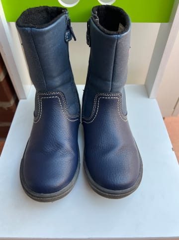 Ciao Leder-Winterstiefel in Dunkelblau