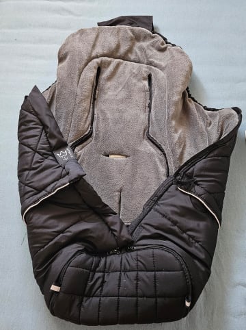 Kaiser Naturfellprodukte Thermo-Fußsack "Moony 2in1" in Schwarz