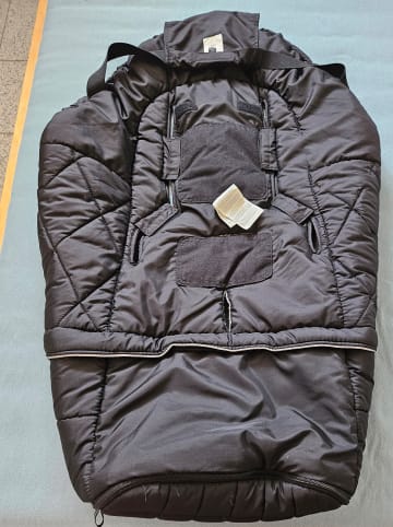 Kaiser Naturfellprodukte Thermo-Fußsack "Moony 2in1" in Schwarz