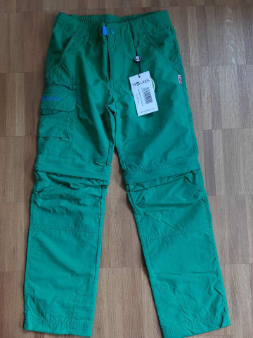 Trollkids Zipp-Off-Trekkinghose "Oppland" - Slim fit - in Grün