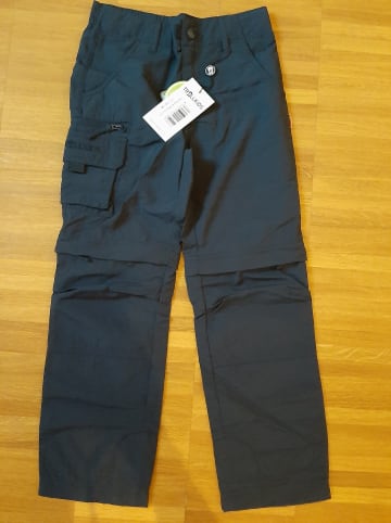 Trollkids Zipp-Off-Trekkinghose "Oppland" - Slim fit - in Dunkelblau