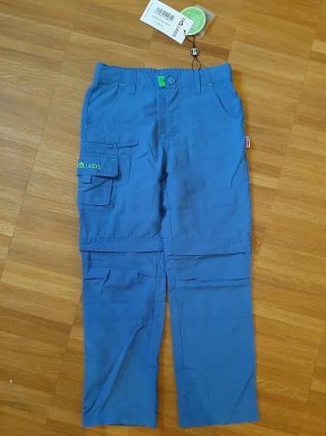 Trollkids Zipp-Off-Trekkinghose "Oppland" - Slim fit - in Blau