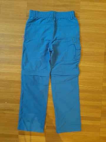 Trollkids Zipp-Off-Trekkinghose "Oppland" - Slim fit - in Blau