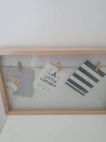 The Home Deco Kids Memoboard in Weiß - (B)43 x (H)28 cm