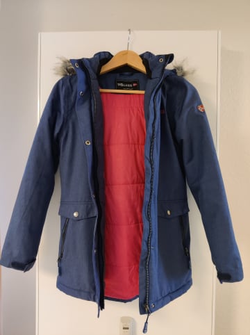 Trollkids Parka "Oslo XT" in Dunkelblau/ Pink