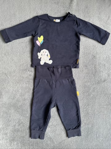Steiff 2-teiliges Outfit dunkelblau