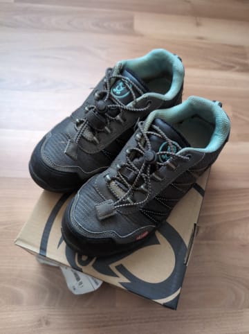 Trollkids Trekkingschuhe "Trolltunga Hiker Low" in Grau/ Grün