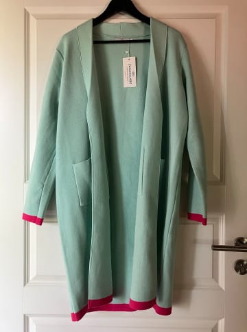 Zwillingsherz Cardigan "Miriam" in Türkis