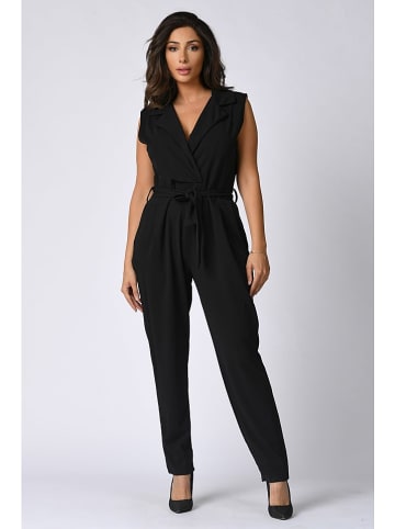 Plus Size Company Jumpsuit "Masha" in Schwarz