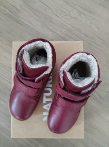 Naturino Leder-Winterboots in Bordeaux